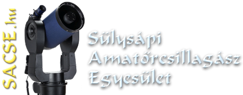 Sülysápi Amatőrcsillagász Egyesület – SACSE