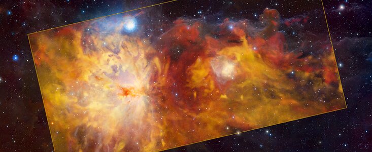 Orion tüze: új ESO-felvétel a Láng-ködről